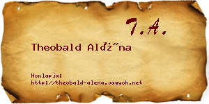 Theobald Aléna névjegykártya